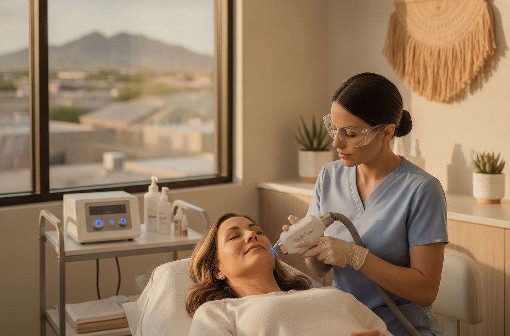What Is CoolPeel Laser Skin Resurfacing — and Is It the Right Treatment for Sun-Damaged Skin in Scottsdale and Mesa?