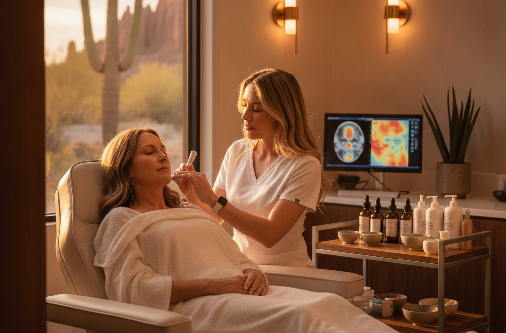 What Happens to Your Skin in the Arizona Desert — and How Mesa Residents Can Actually Fix Sun Damage Year-Round