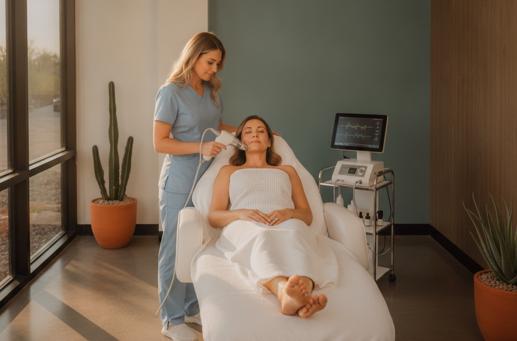 What Is RF Microneedling — and How Is It Different From Regular Microneedling for Residents in Chandler and Mesa?
