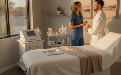 Home 47 What Is RF Microneedling — and How Is It Different From Regular Microneedling for Men and Women in Mesa and Gilbert?